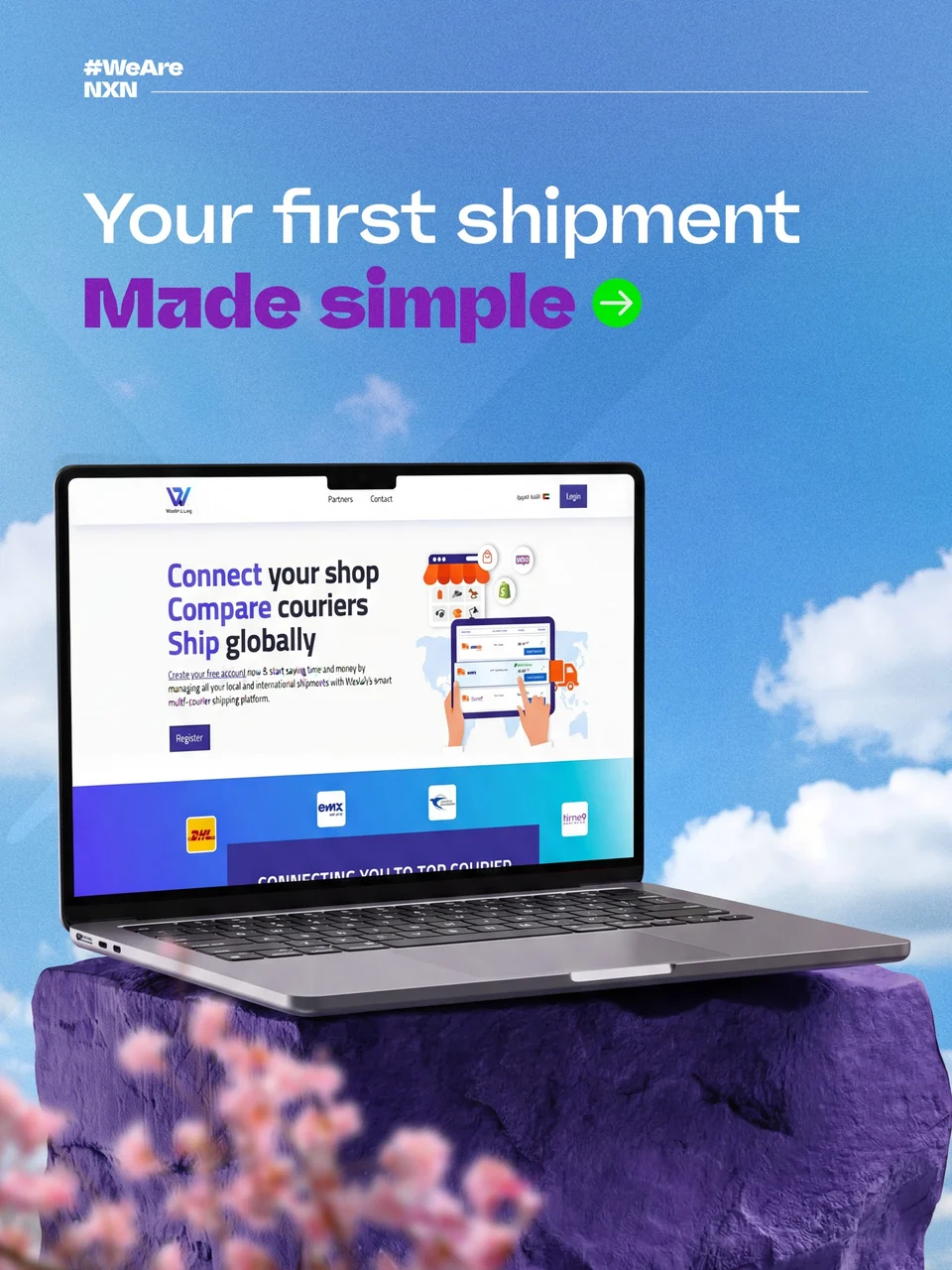 Waslah Switch Couriers — social visual 1