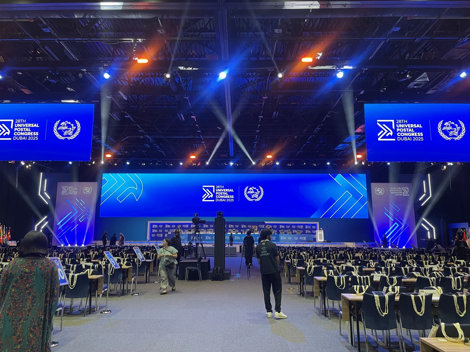 Inside the Congress hall, Dubai 2025